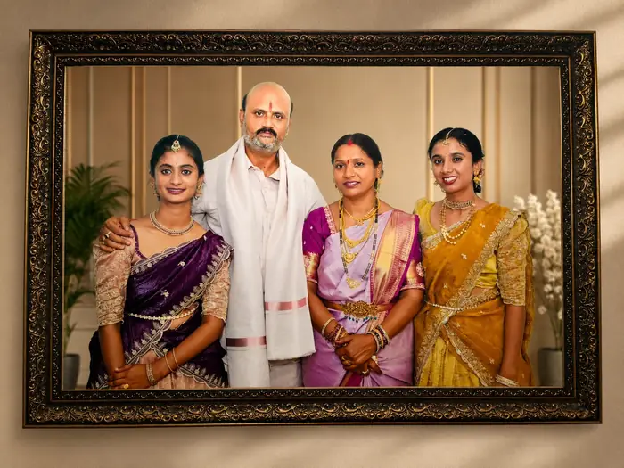 Framed family Photograph